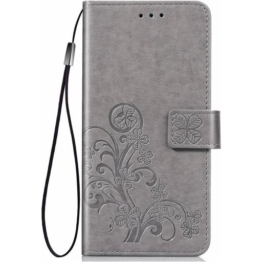 Mobigear Clover Samsung Galaxy S20 Hoesje Bookcase Portemonnee - Grijs