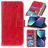 Mobigear Basic iPhone 14 Hoesje Bookcase Portemonnee - Rood