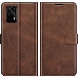 Mobigear Wallet Realme GT Hoesje Bookcase Portemonnee - Bruin