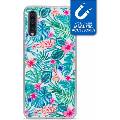 My Style Magneta Samsung Galaxy A50 Hoesje Flexibel TPU Backcover - Jungle