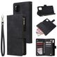 Mobigear Zipper Samsung Galaxy Note 10 Lite Hoesje Bookcase Portemonnee - Zwart