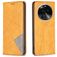 Mobigear Rhombus Slim OPPO Find X6 Pro Hoesje Bookcase - Cognac