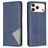 Mobigear Rhombus Slim iPhone 17 Pro Max Hoesje Bookcase - Blauw