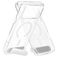 Mobiparts Hardcover Doorzichtig iPhone 18 Pro Max MagSafe Hoesje Hardcase Backcover met Standaard - Transparant