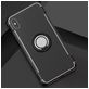 Mobigear Armor Ring iPhone XS Max Hoesje Hardcase Backcover Shockproof met Ringhouder - Zwart