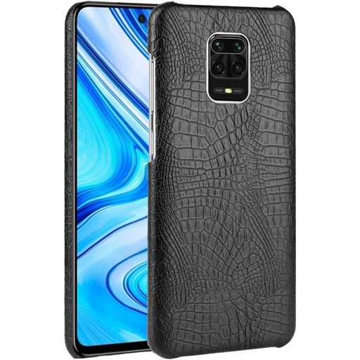Mobigear Croco Xiaomi Redmi Note 9 Pro Hoesje Hardcase Backcover - Zwart