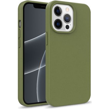 Mobigear Bio iPhone 13 Hoesje Eco Friendly Backcover - Olive