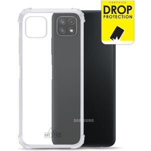 My Style Protective Flex Doorzichtig Samsung Galaxy A22 5G Hoesje Flexibel TPU Backcover Shockproof - Transparant