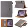 Mobigear Luxury iPad 7 (2019) Hoes Bookcase + Stylus Houder - Grijs