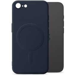 My Style Protective Flex iPhone SE (2020) MagSafe Hoesje Flexibel TPU Backcover - Marineblauw