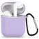 Mobigear Classic Apple AirPods 2 Hoesje Flexibel Siliconen - Paars