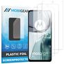 Mobigear Motorola Moto G62 Screenprotector Folie - Case Friendly (3-Pack)