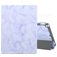 Mobigear Tri-Fold Marble iPad 9 (2021) Hoes Bookcase + Stylus Houder - Paars