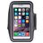 Mobigear Telefoonhouder Hardlopen iPhone 8 Plus Sport Hoesje Neopreen Sportarmband - Zwart