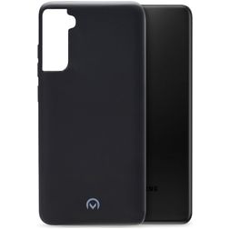 Mobilize Rubber Gelly Samsung Galaxy S21 Plus Hoesje Flexibel TPU Backcover - Matt Black