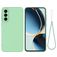 Mobigear Rubber Touch Samsung Galaxy A57 Siliconen Hoesje Backcover - Groen