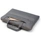 Mobigear Denim Zipper Laptop Schoudertas Laptoptas - Grijs