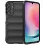 Mobigear Bumpy Samsung Galaxy A24 Hoesje Flexibel TPU Backcover - Zwart