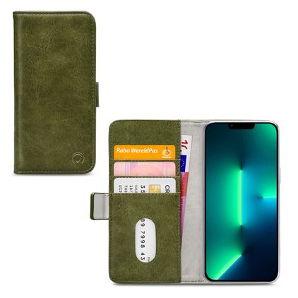 Mobilize Elite Gelly iPhone 13 Pro Max Hoesje Bookcase Portemonnee - Groen