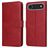 Mobigear Wallet iPhone Air Hoesje Bookcase Portemonnee - Rood