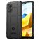 Mobigear Rugged Shield POCO M5 Hoesje Flexibel TPU Backcover Shockproof - Zwart
