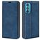 Mobigear Retro Slim Motorola Edge 30 Hoesje Bookcase Portemonnee - Blauw Mobigear Retro Slim Motorola Edge 30 Hoesje Bookcase Portemonnee - Blauw