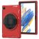 Mobigear SureGrip Samsung Galaxy Tab A8 10.5 (2021) Hoes Hard Kunststof,Siliconen Backcover + Standaard - Rood