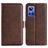 Mobigear Slim Magnet Realme GT Neo 3 Hoesje Bookcase Portemonnee - Bruin