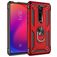 Mobigear Armor Ring Xiaomi Mi 9T Hoesje Hardcase Backcover Shockproof met Ringhouder - Rood