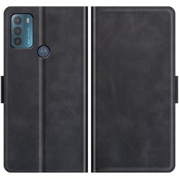 Mobigear Slim Magnet Motorola Moto G50 Hoesje Bookcase Portemonnee - Zwart