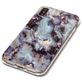 Mobigear Marble iPhone XS Hoesje Flexibel TPU Backcover - Brown