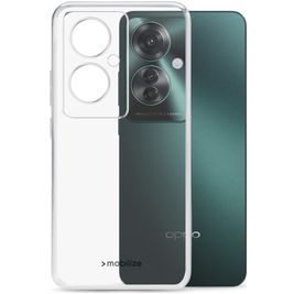 Mobilize Gelly Doorzichtig OPPO A12 Hoesje Flexibel TPU Backcover - Transparant