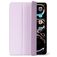 Decoded Textured Slim iPad Pro 11 Inch (2024) Hoes Flexibel Siliconen Bookcase - Lavendel