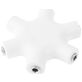 Mobigear Splitter AUX 3.5mm naar AUX 3.5mm Adapter - Wit