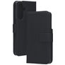 Mobiparts Samsung Galaxy A36 Hoesje Echt Leer Bookcase Portemonnee - Zwart