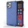 Mobigear Honeycomb iPhone 13 Mini Hoesje Hardcase Backcover Shockproof - Blauw