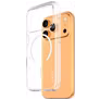 CARE by PanzerGlass Flagship iPhone 17 Pro MagSafe Hoesje Hardcase Backcover - Transparant / Wit