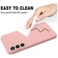 Mobigear Rubber Touch Samsung Galaxy S24 FE Siliconen Hoesje Backcover - Roze