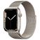 Mobigear Loop Milanese Apple Watch Bandje Magneetsluiting - 49/46/45/44 mm - Sterrenlicht