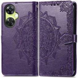 Mobigear Dreamcatcher OnePlus Nord CE 3 Lite 5G Hoesje Bookcase Portemonnee - Paars