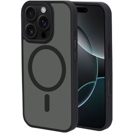 Mobiparts Hardcover iPhone 16 Pro MagSafe Hoesje Hardcase Backcover - Satin Black