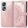 Mobigear Mandala HONOR 70 Hoesje Bookcase Portemonnee - Roségoud