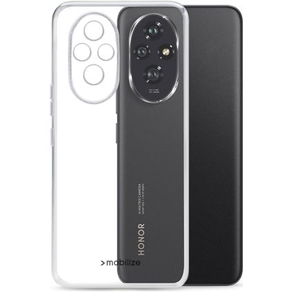 Mobilize Gelly Doorzichtig HONOR 200 Hoesje Flexibel TPU Backcover - Transparant