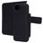 Mobiparts iPhone 16e Hoesje Echt Leer Uitneembare 2in1 Bookcase Portemonnee - Zwart