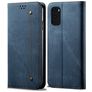Mobigear Denim Slim Samsung Galaxy S20 Plus Hoesje Bookcase Portemonnee - Blauw
