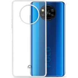 Mobilize Gelly Doorzichtig POCO X3 Pro Hoesje Flexibel TPU Backcover - Transparant