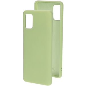 Mobiparts Samsung Galaxy A51 Siliconen Hoesje Backcover - Pistache Green