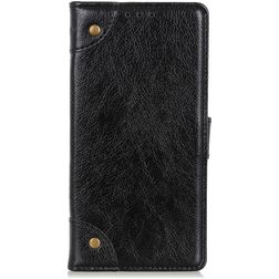 Mobigear Ranch Xiaomi Redmi 9A Hoesje Bookcase Portemonnee - Zwart