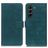 Mobigear Croco Samsung Galaxy S21 FE Hoesje Bookcase Portemonnee - Groen