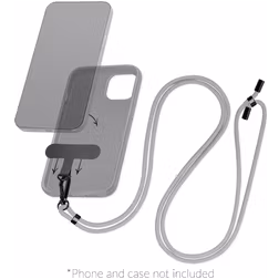 Mobilize Lanyard Universeel Telefoonkoord Verstelbaar - Grijs